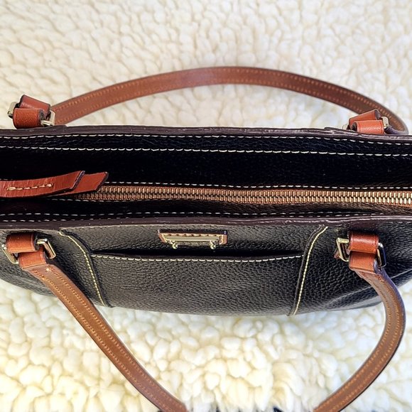 Dooney & Bourke Leather Handbags for Women, Small Shopper Tote Bag in Pebble Grain Dooney & Bourke Leather Handbags for Women, Small Shopper Tote Bag in Pebble Grain